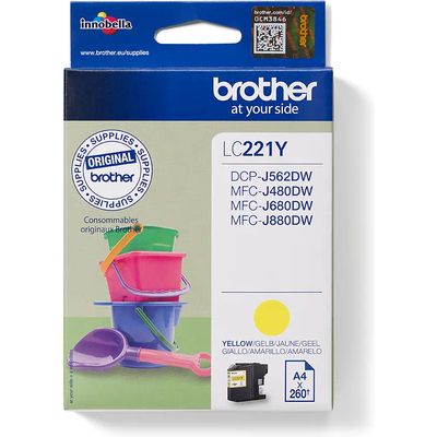 Brother LC-221Y - Jaune - Cartouche d'encre