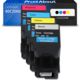 Toner compatible Lexmark 80C2SK0 (802SK) - 4 couleurs - Multipack
