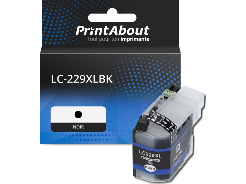 Cartouche compatible Brother LC-229XLBK - Noir - Très grande capacité