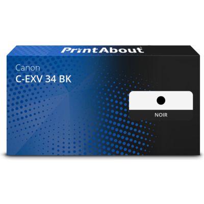Toner compatible Canon C-EXV 34 BK - Noir