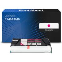 Toner compatible Lexmark C746A1MG - Magenta