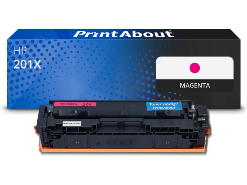 Toner compatible HP 201X (CF403X) - Magenta - Grande capacité