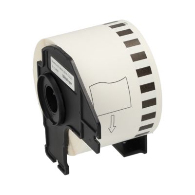 Étiquette compatible Brother DK-22223 - (50 mm) - Noir sur blanc