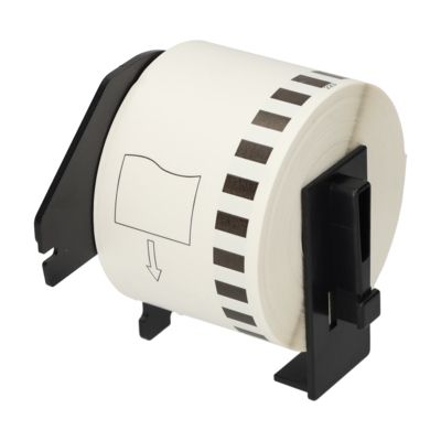 Étiquette compatible Brother DK-22223 - (50 mm) - Noir sur blanc