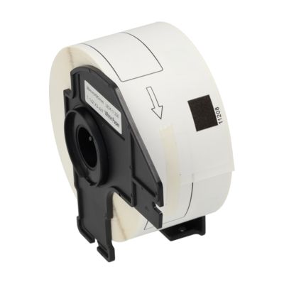 Étiquette compatible Brother DK-11208 - (38 mm x 90 mm) - Noir sur blanc