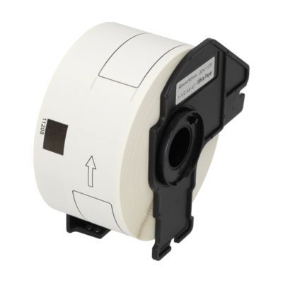 Étiquette compatible Brother DK-11208 - (38 mm x 90 mm) - Noir sur blanc
