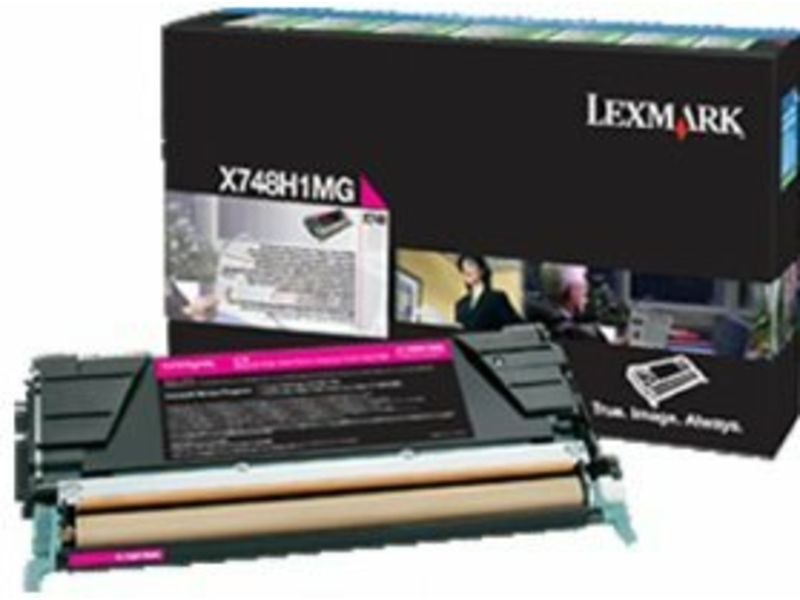 Lexmark - À rendement élevé - magenta - original - cartouche de toner LRP - pour Lexmark XS748de
