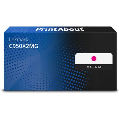 Toner compatible Lexmark C950X2MG - Magenta - Très grande capacité