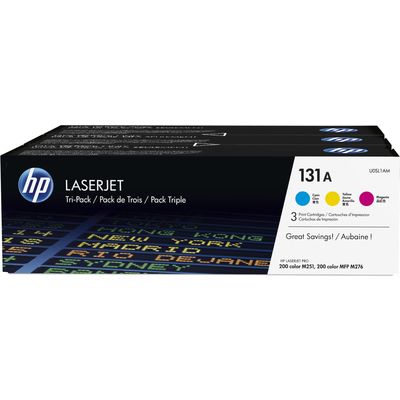 HP 131A (U0SL1AM) - 3-couleurs - Toner - Multipack