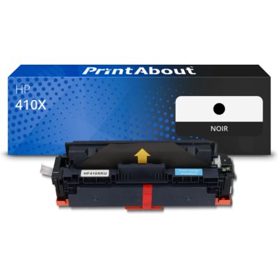 Toner compatible HP 410X (CF410X) - Noir - Grande capacité