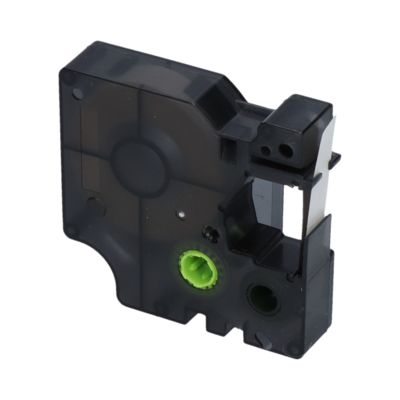 Ruban compatible Dymo 40910 (S0720670) - (9 mm) - Noir sur transparent
