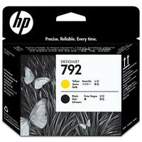 HP 792 (CN702A) - Noir + jaune - Tête d'impression