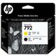 HP 792 (CN702A) - Noir + jaune - Tête d'impression