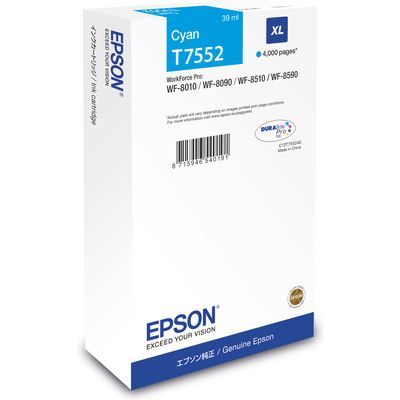 Epson T7552 (C13T755240) Cartouche d'encre Cyan