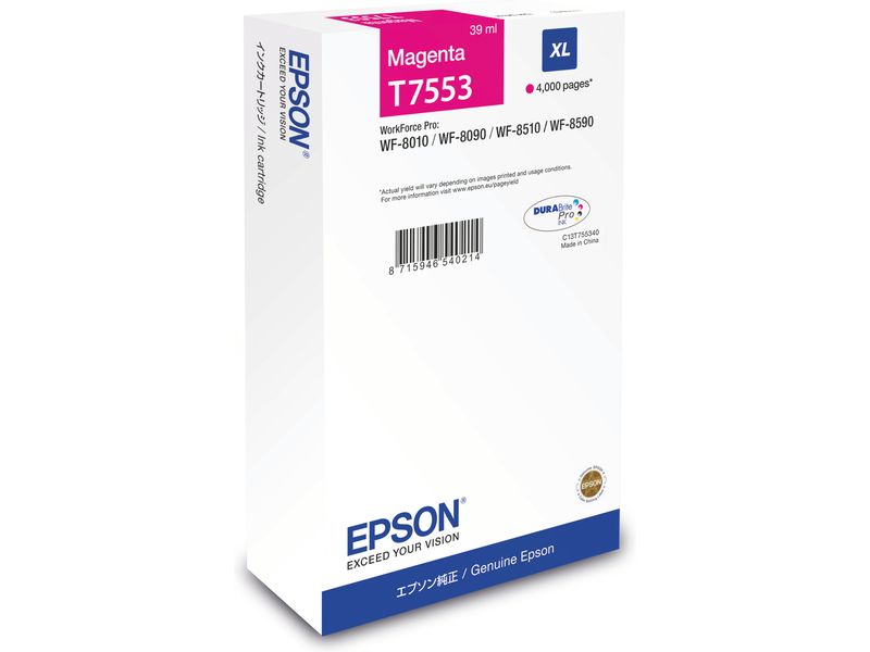 Epson T7553 (C13T755340) Inktcartridge Magenta