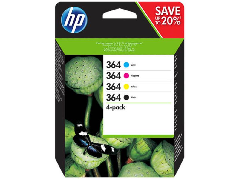 HP 364 (N9J73AE) Inktcartridge 4-kleuren Multipack