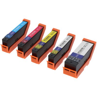 Cartouche compatible Epson 33XL (C13T33574012) - 5 couleurs - Grande capacité - Multipack