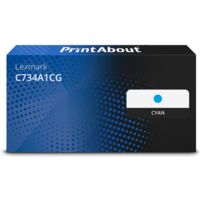 Toner compatible Lexmark C734A1CG - Cyan