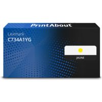 Toner compatible Lexmark C734A1YG - Jaune