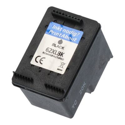 Cartouche compatible HP 62XL (C2P05AE) - Noir - Grande capacité