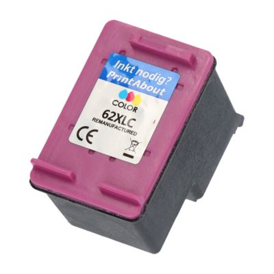 Cartouche compatible HP 62XL (C2P07AE) - 3-couleurs - Grande capacité