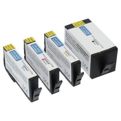 Cartouche compatible HP 934/935XL (X4E14AE) - 4 couleurs - Grande capacité - Multipack
