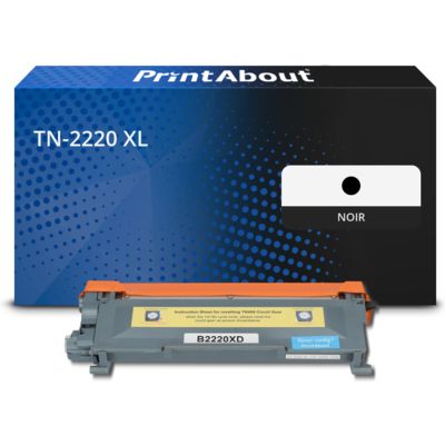 Toner compatible Brother TN-2220 XL - Noir - Très grande capacité