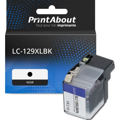 Cartouche compatible Brother LC-129XLBK - Noir - Grande capacité