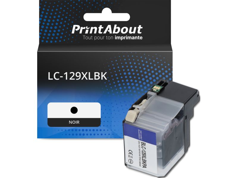 Cartouche compatible Brother LC-129XLBK - Noir - Grande capacité