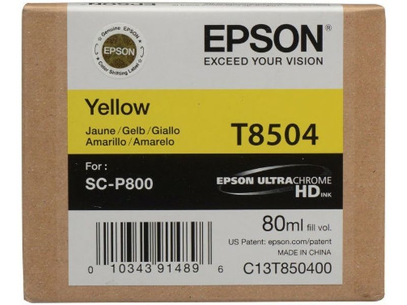 Epson T8504 Inktcartridge Geel