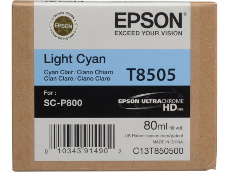 Epson T8505 Inktcartridge Licht-cyaan
