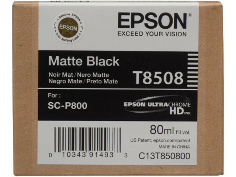 Epson T8508 Inktcartridge Mat-zwart
