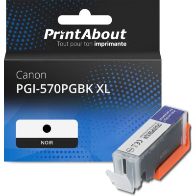 Cartouche compatible Canon PGI-570PGBK XL - Noir - Grande capacité
