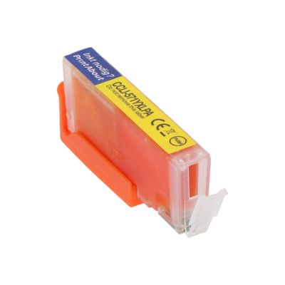 Cartouche compatible Canon CLI-571Y XL - Jaune - Grande capacité