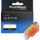 Cartouche compatible Canon CLI-571Y XL - Jaune - Grande capacité