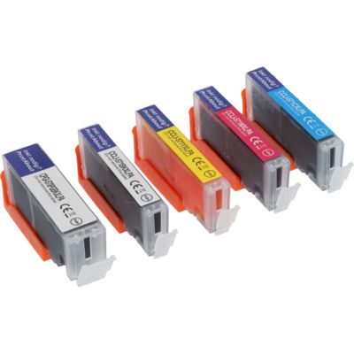 Cartouche compatible Canon PGI-570 XL / CLI-571 XL PGBK/C/M/Y/BK - 5 couleurs - Grande capacité - Multipack