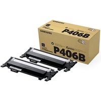 Toner Samsung CLT-P406B/ELS (SU374A) 2x Noir - Multipack