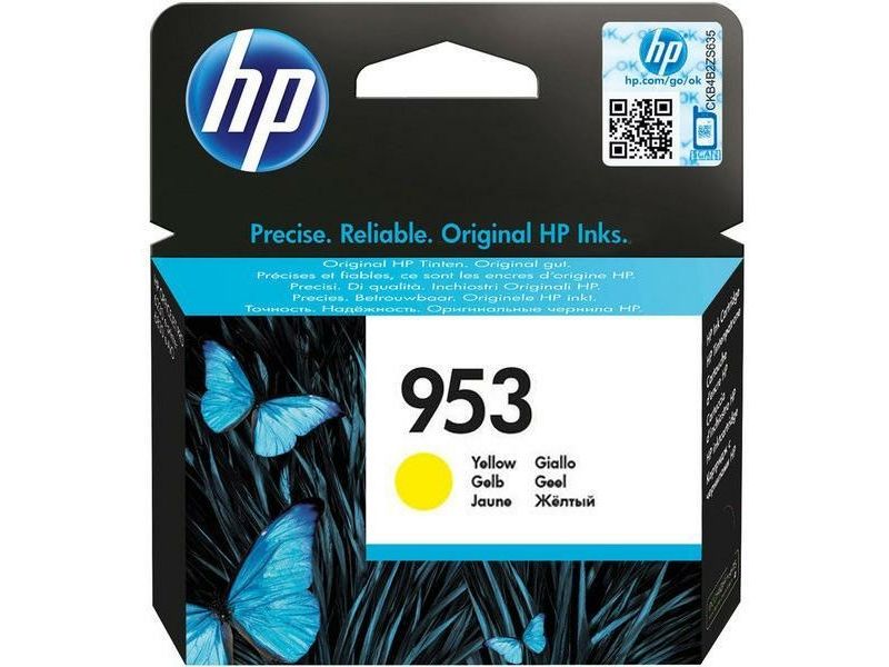 HP 953 (F6U14AE) Inktcartridge Geel