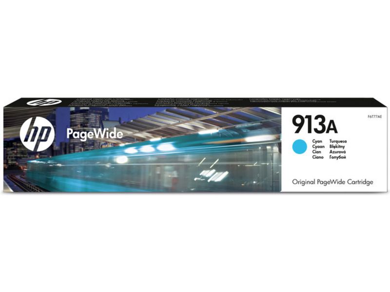 HP 913A (F6T77AE) Inktcartridge Cyaan