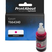 Cartouche compatible Epson T664340 - Magenta