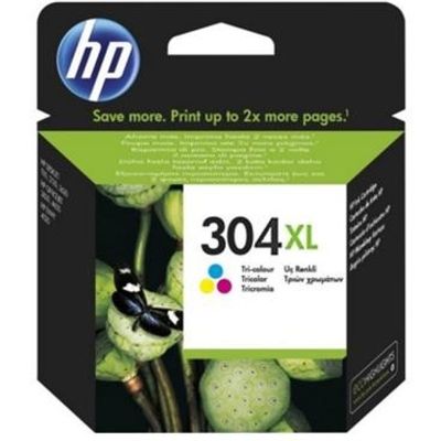 HP 304XL (N9K07AE) - 3-couleurs - Cartouche d'encre - Grande capacité