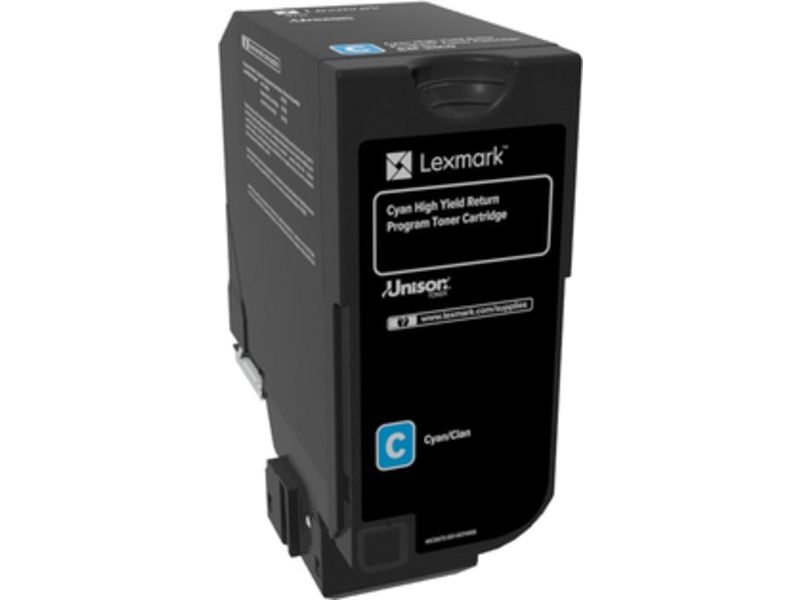 Lexmark 84C2HC0 Toner Cyaan Hoge capaciteit