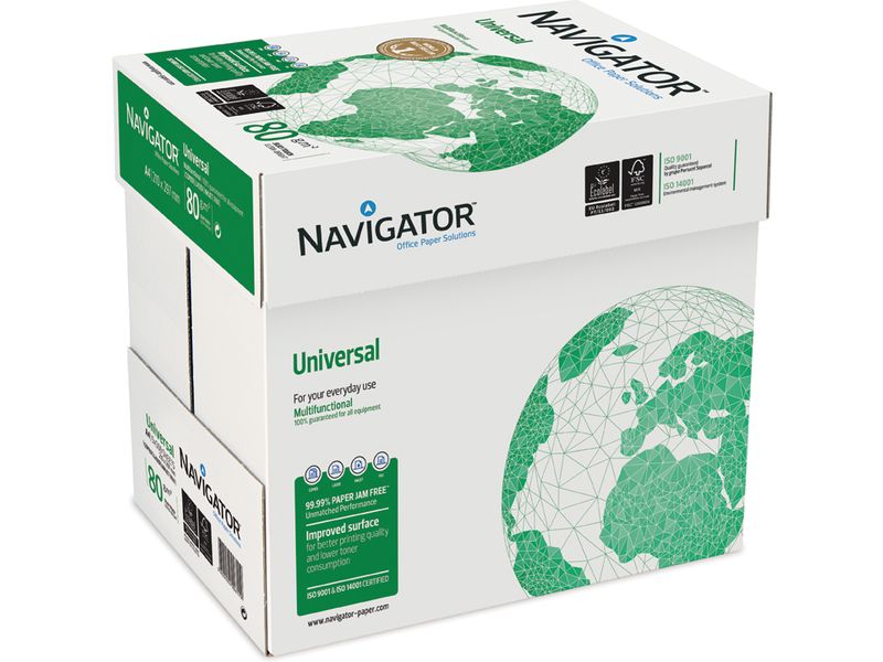 Navigator Universal - Blanc - A4 (210 x 297 mm) - 80 g/m² - 500 feuille(s) papier uni