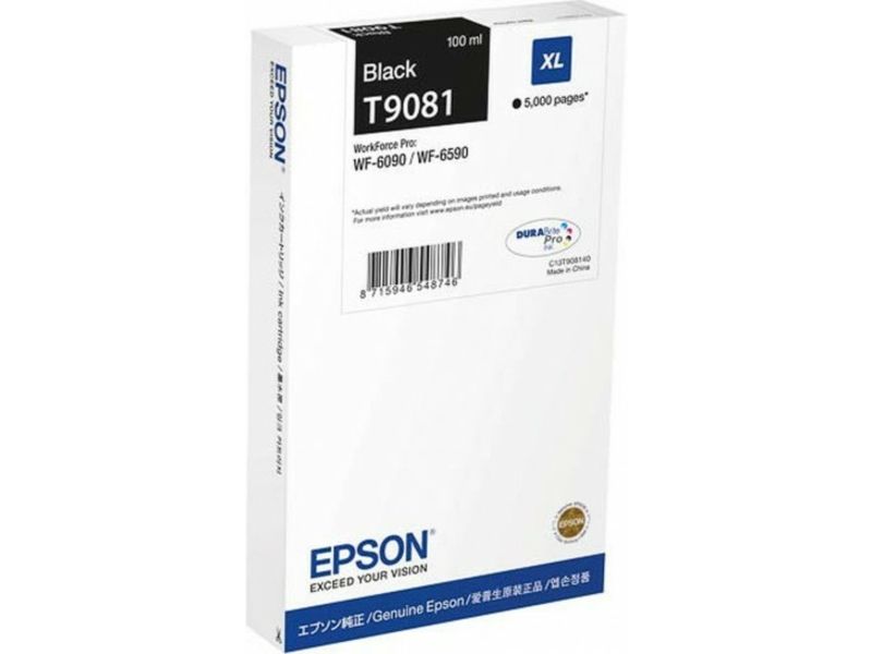 Epson T9081 (C13T908140) Inktcartridge Zwart