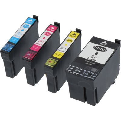 Cartouche compatible Epson 27XXL (T2791/12/13/144010) - 4 couleurs - Grande capacité - Multipack