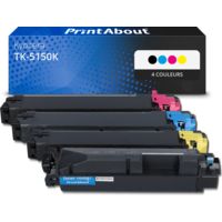 Toner compatible Kyocera TK-5150K - 4 couleurs - Multipack