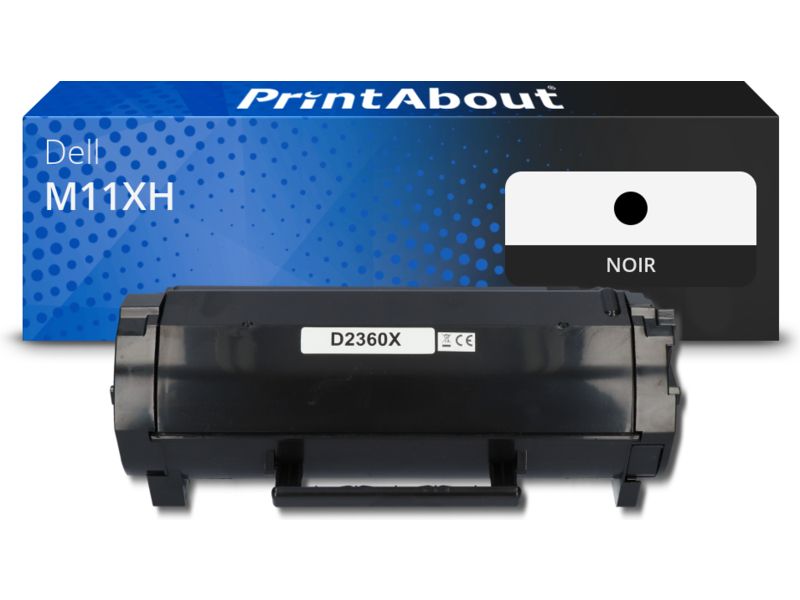 Toner compatible Dell M11XH (593-11167) - Noir
