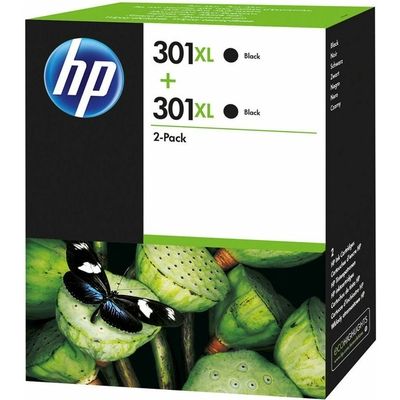 Cartouche d'encre HP 301XL (D8J45AE) noir haute capacité 2x - Multipack