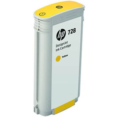HP 728 (F9J65A) - Jaune - Cartouche d'encre - Grande capacité