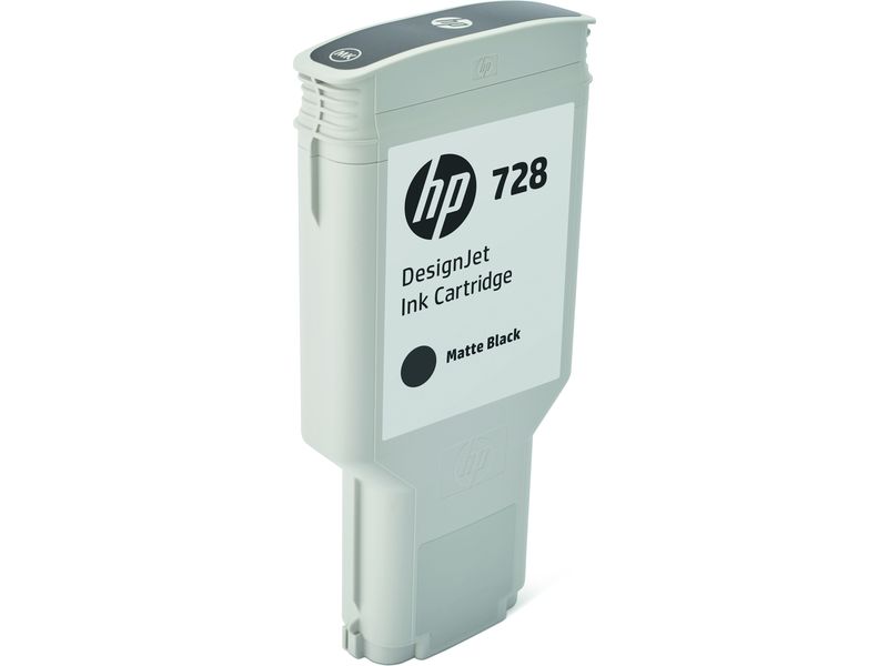 HP 728 (F9J68A) Inktcartridge Mat-zwart